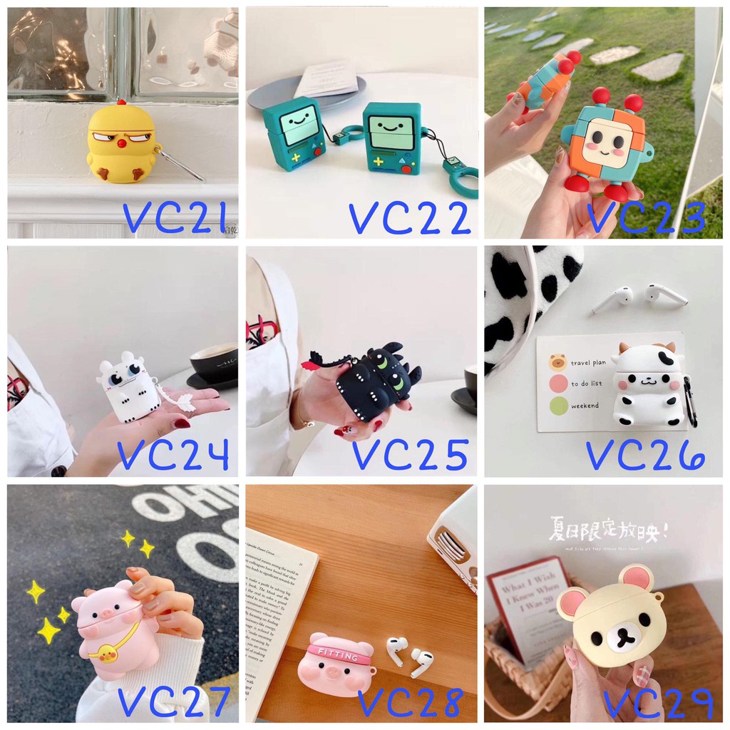 (กรอกโค้ด VOTM150 ลดเลย30%ขั้นต่ำ0บาท)🌈ของพร้อมส่ง เคสหูฟัง AirPods case เคสAirpodsการ์ตูน เคสหูฟังไ