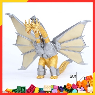 ฟิกเกอร์ Godzilla Monster Mecha King Ghidorah Gidora 3 Head Dragon ของเล่นสําหรับเด็ก