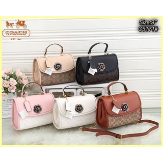 กระเป๋าหนังดี coach พร้อมส่ง