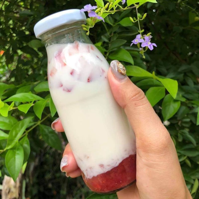 🍶ขวดแก้วทรงเกาหลี 180มล.🍶