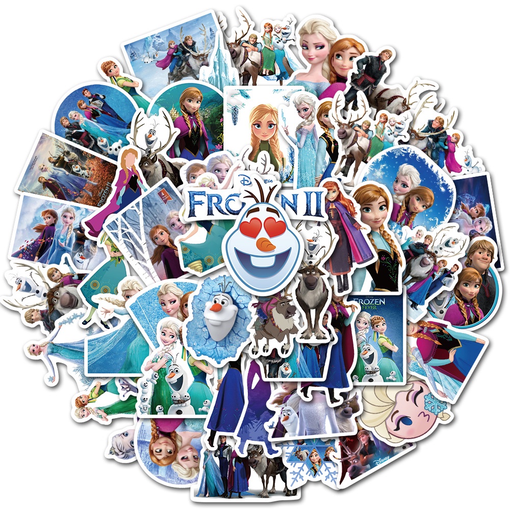 50PCS  Frozen Princess Sophia graffiti stickers on scooters scooters suitcases cartoon stickers
