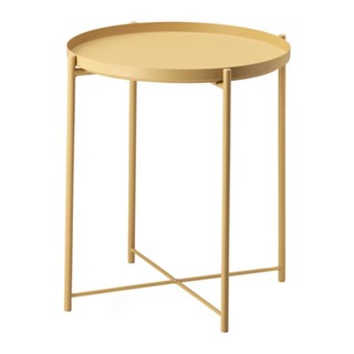 GLADOM โต๊ะวางถาด/กาแฟ Tray table 45*53 cm (เหลืองอ่อน)