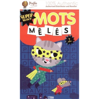 BLOCS MOTS MELES 7 ANS: Dès 7 ans Paperback (SUPER BLOCS) : 9782244800295 (นำเข้าของแท้100%)