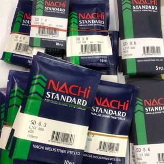 Nachi ดอกสว่าน นาชิ 2.0 มิล- 2.9 มิล เจาะเหล็ก ( ราคาต่อ 1 ดอก)
