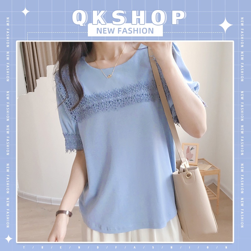 QKshop เสื้อยืดสไตล์มีกักด้านนอก ออกแบบไม่ซ้ำใคร เอาใจสาวๆด้วยสีเสื้อมีให้เลือกถึง 4 สี จะใส่ไปที่ไหนๆก็ปังไม่ไหวแล้วแ