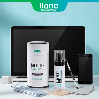 【พร้อมส่ง】 llano  6in1 ชุดเครื่องมือทําความสะอาด สำหรับอุปกรณ์อิเล็กทรอนิกส์ หูฟัง จอคอม เครื่องมือทำความสะอาด