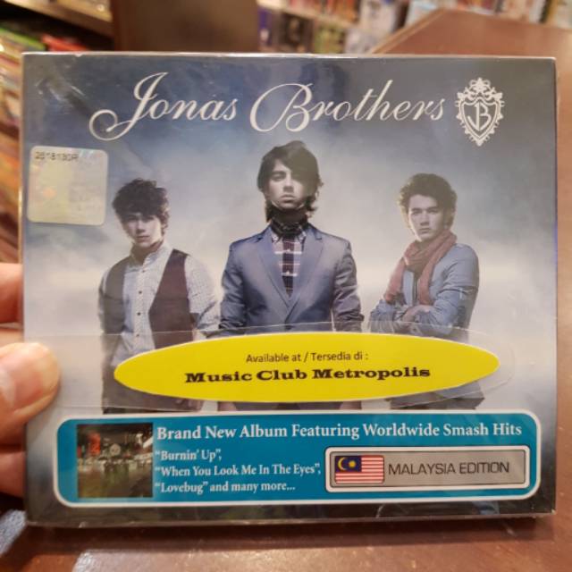ซีดี JONAS BROTHERS - ยาวบิตเล็กๆ นําเข้ามาเลเซีย