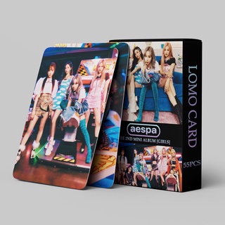 LOMO CARD การ์ดโลโม่ โฟโต้การ์ด อัลบั้ม AESPA:Dreams Come True|Savage|SMTOWN 2022:SMCU EXPRESS 30-55p/set 8.7×5.7 ซม.