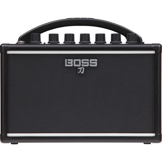 Boss Katana Mini *ของแท้รับประกันศูนย์* แอมป์กีต้าร์ 7W, ดอกลำโพง 1x4 นิ้ว, 3 Channel, เอ็ฟเฟ็กต์ Delay, ใส่ถ่านได้