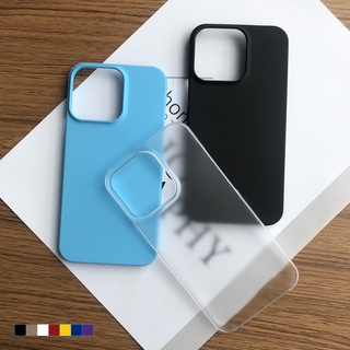 สําหรับ Apple iPhone 13 iPhone13 Mini 13pro Pro Max ป้องกันลายนิ้วมือ บางเฉียบ เรียบ เคลือบด้าน PC เคสแข็ง ด้านหลัง เคสป้องกัน