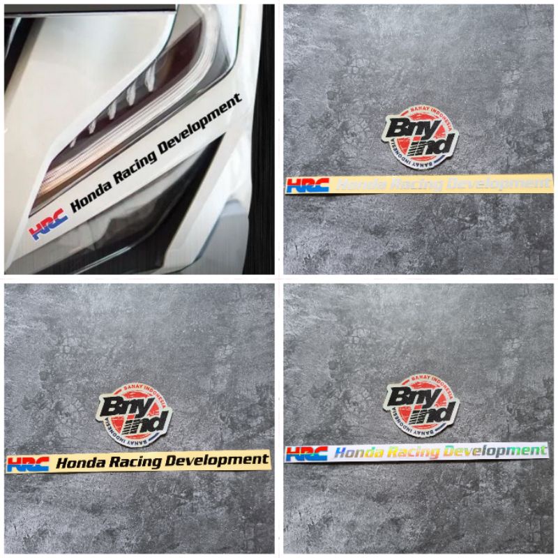 HRC HONDA RACING DEVELOPMENT CUTTING STICKER