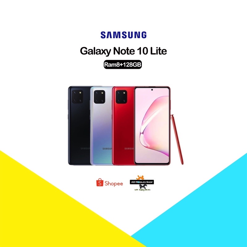 💢New💢Samsung Galaxy Note 10 Lite Ram8+128GB(เครื่องใหม่ศูนย์ไทย🇹🇭)