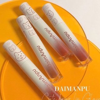 DAIMANPU Cute Bear ลิปสติก ลิปแมท Lip gloss สไตล์เกาหลี lipstick เครื่องสำอาง..023