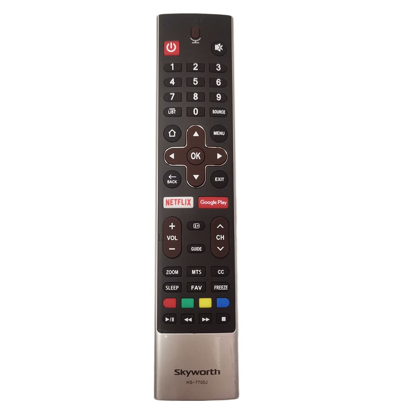 Skyworth ใหม่ HS-7700J สําหรับ Skyworth Voice Android Smart TV Remote Coocaa HS7700 HS-7700J-00, HS7