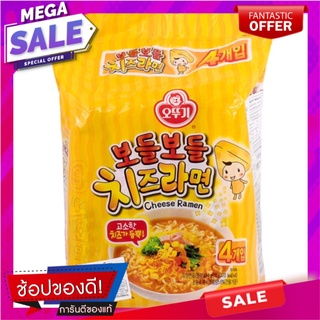 โอโตกิราเม็งกึ่งสำเร็จรูปรสชีส 111กรัม แพค4 Otoki Instant Ramen Cheese Flavor 111g.Pack 4