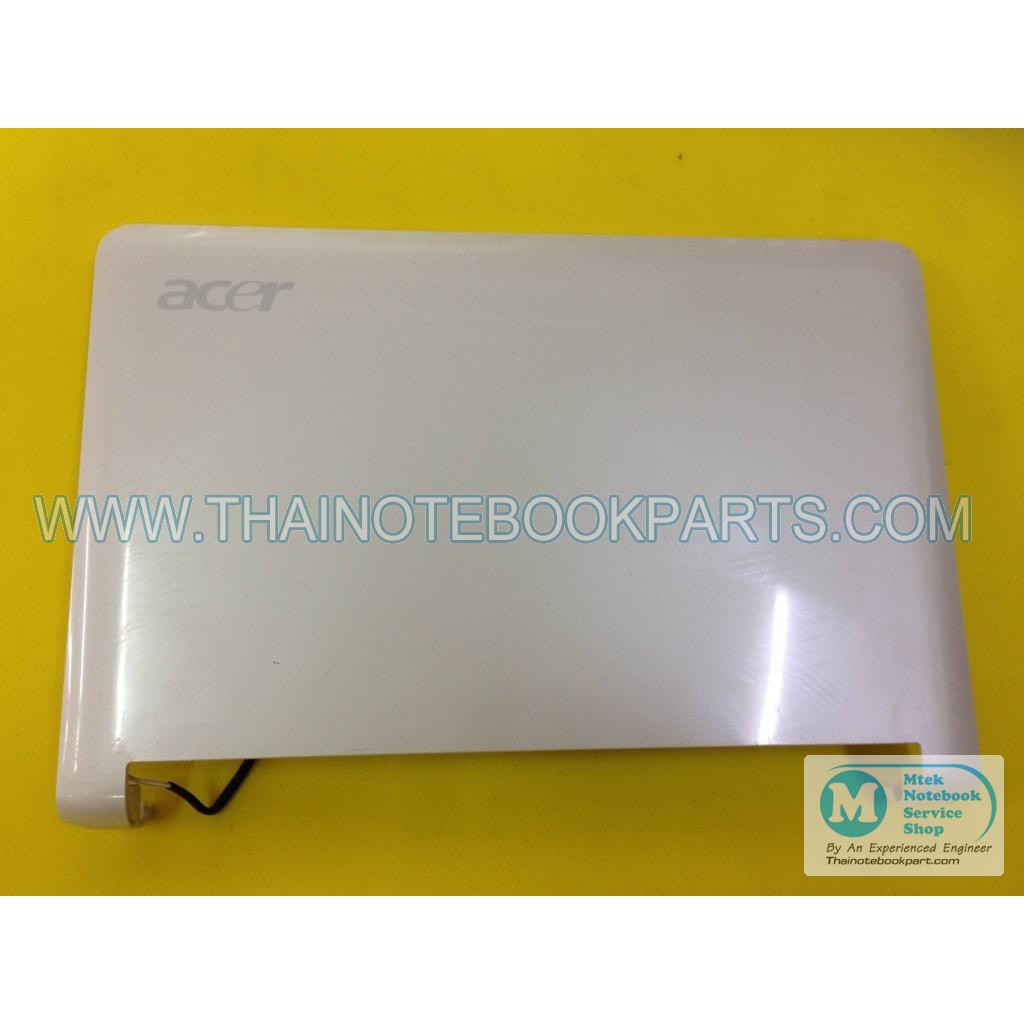 ฝาหลัง Acer Aspire One ZG5 A110 A150 AOA110 AOA150 - 3AZG5LCTN30 , EAZG5001020 LCD Cover (มือสอง, สีขาว)