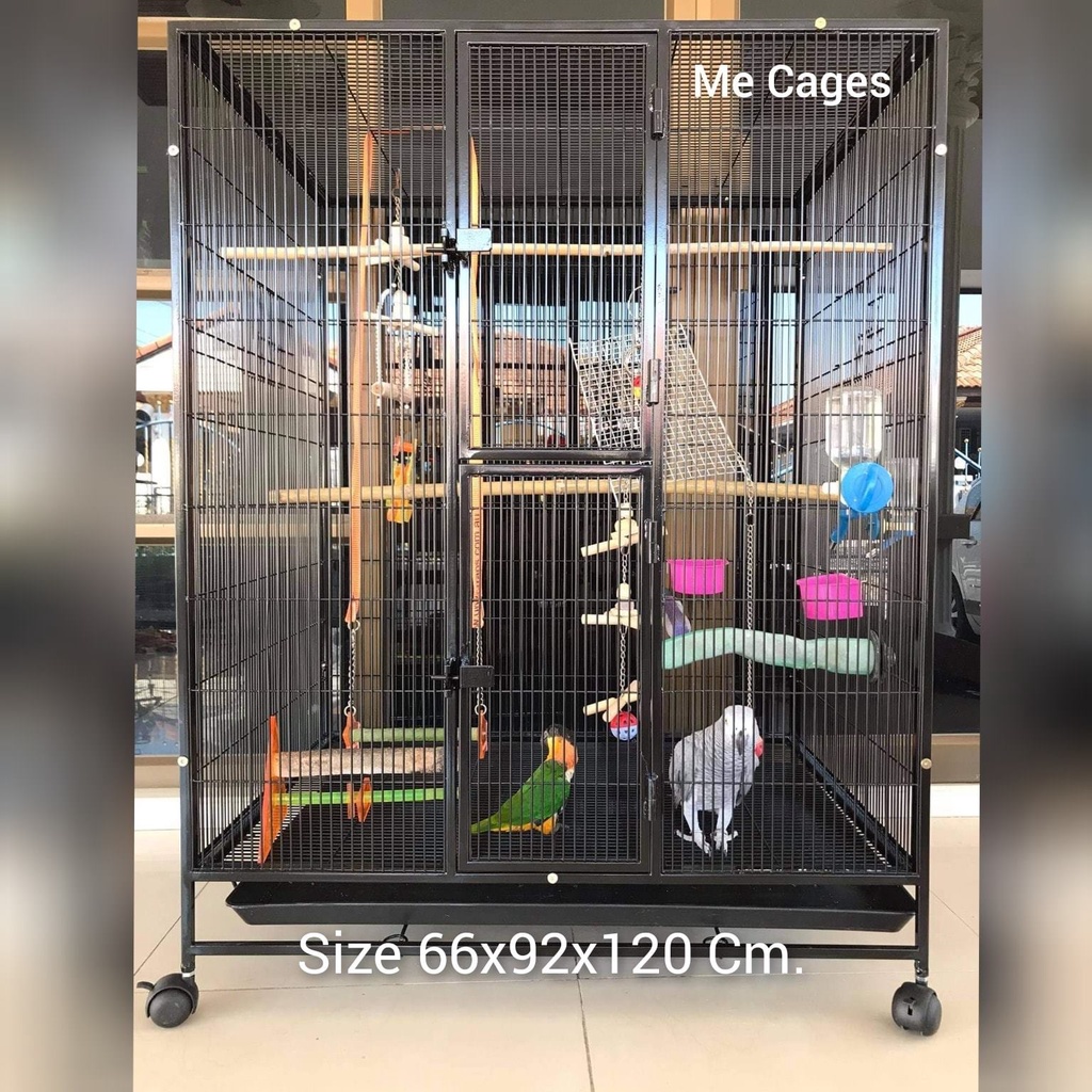 กรงนก Me​ Cages​ ขนาด 66x92x120 Cm.