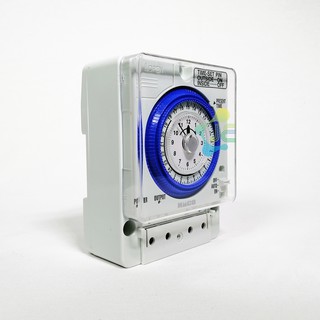 Haco Time Switch เครื่องตั้งเวลาอัตโนมัติ เปิด-ปิดไฟ 24ชั่วโมง ชนิดมีแบต 220-240V 50Hz รุ่น TM-B20