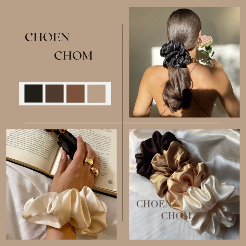 #อัพเดทสีใหม่ #ยางมัดผม สายฝอ ยางรัดผมโดนัทไซส์ ใหญ่ 8นิ้ว สีเรียบหรู !!!มีสีใหม่มาอัพเดทกว่า10 สี!!!