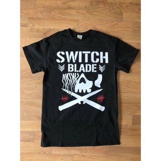 เสื้อยืด พิมพ์ลาย Switchblade Jay Kenny Omega Bullet Club Switch Blade Njpw สีดํา เหมาะกับของขวัญคริสต์มาส สไตล์สปอร์ต l