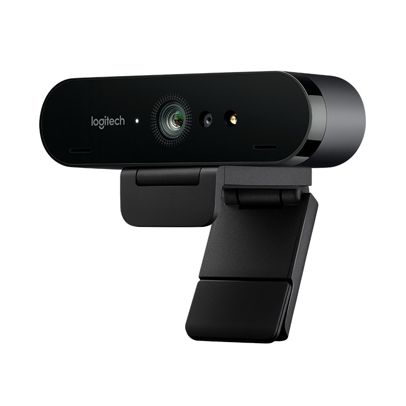 Logitech กล้องเว็บแคม ความละเอียด 4K พร้อม HDR รองรับ Windows Hello รองรับ Windows PC และ Mac (BRIO ULTRA HD PRO WEBCAM)