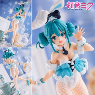 Figure ฟิกเกอร์ Vocaloid Project Diva โวคาลอยด์ โปรเจกต์ดีวา Hatsune Miku ฮัตสึเนะ มิกุ White Rabbit Pearl ชุดกระต่าย