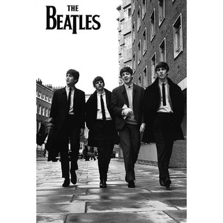 โปสเตอร์ The Beatles เดอะ บีเทิลส์ วง ดนตรี ร็อกแอนด์โรล รูป ภาพ ติดผนัง สวยๆ poster 34.5x23.5นิ้ว(88 60 ซม.โดยประมาณ)