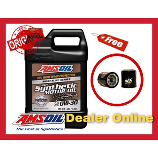 Amsoil Signature Series SAE 0w-30 น้ำมันเครื่องสังเคราะห์แท้ 100%