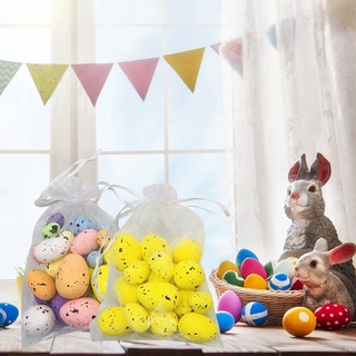 【In stock】Colored Foam Egg Speckled Colorful DIY Craft Kids Gift Festive Supplies Easter Spotted Eggs