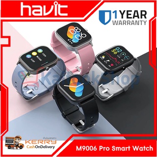 HAVIT M9006 PRO Sports Smart Watch, Fitness Activity Tracker, Custom Dial # ประกัน 1 ปี