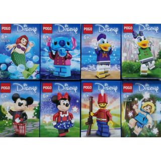 🚚🆓ส่งฟรีEMSไม่ต้องใช้โค้ด POGO 6023 Disney
- Mickey Donald Stitch Mermaid Minifigs (เลโก้จีน มินิฟิก ดิสนีย์)