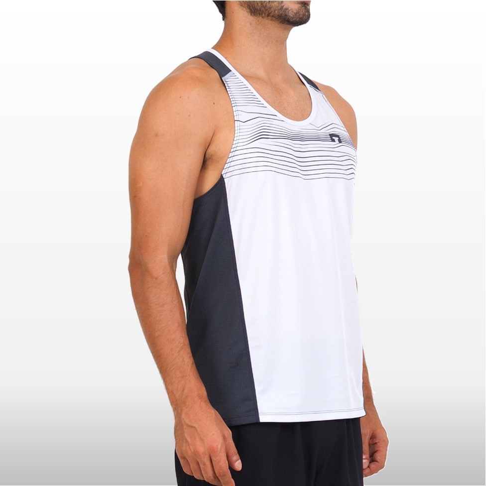 Men's TL Running Tank Top เสื้อวิ่งผู้ชาย สีขาว