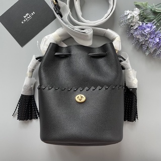 Coach Lora Bucket Bag With Whipstitch Detail Style No. 651