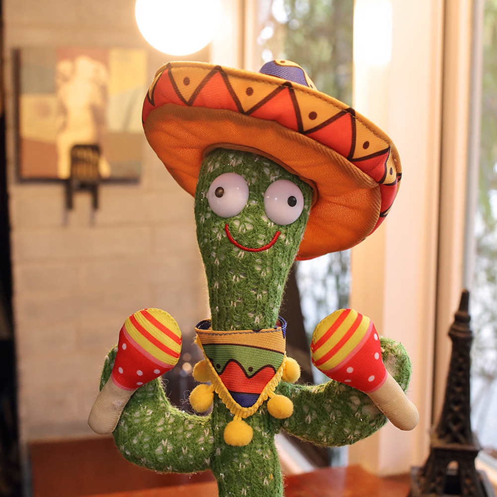 Dancing Cactus Toys Doll Electronic Cactus Toys Dancing   414f16cc1618040f4ba8b7d89addd372