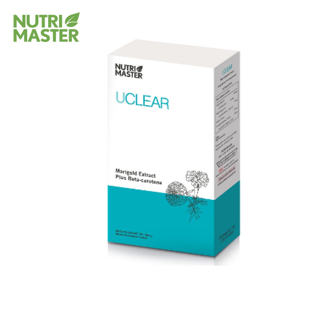 Nutrimaster Uclear / Nutri Master นูทรี มาสเตอร์ ยูเคลียร์ มีลูทีน Lutein  บำรุงสายตา 30 แคปซูล | Shopee Thailand