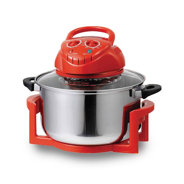 HOUSE WORTH หม้ออบลมร้อน โถสแตนเลส รุ่น HW-1707S ขนาด 12 ลิตร ฝาอบขดลวด