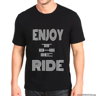 เสื้อยืดลายกราฟฟิก Enjoy The Ride Tri Blend Blend สําหรับผู้ชาย