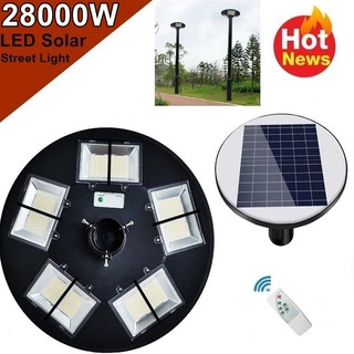 โคมไฟถนน UFO 10 ทิศทาง LED 22000W -  28000W Square Light ไฟถนน ไฟโซล่าเซลล์ พลังงานแสงอาทิตย์ พลังงานแสงอาทิตย์