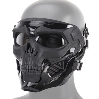 Skull Tactical Airsoft Masks Paintball Protective CS Full Face Mask Helmet Head