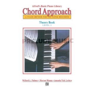 (โค้ดINCSM2Lลด70฿) Alfreds Basic Piano: Chord Approach Theory Book 1 00-2646