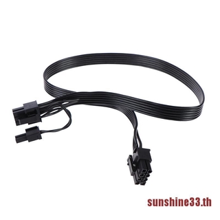 Sunt สายเคเบิลพาวเวอร์ซัพพลาย PCIe 8pin เป็น 6+2Pin GPU 8 pin เป็น 6pin PSU