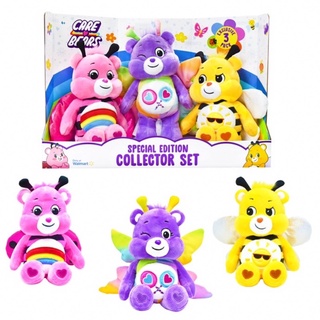 ✨𝑵𝑬𝑾✨❤️‍🔥พร้อมส่ง❤️‍🔥 🇺🇸USA🇺🇸 ตุ๊กตาแคร์แบร์ Care Bears 9"(นิ้ว) 🦋Spring Set🌷🌟1 Set มี3ตัว🌟สินค้านำเข้าจากอเมริกาแท้ 💯