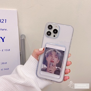 เคสโทรศัพท์มือถือแบบนิ่ม TPU ใส พร้อมช่องใส่บัตร รูปภาพ สําหรับ Huawei Y9 Prime Y7 2019 Y7P Y7A P Smart 2021 P40 Mate 40 Pro Honor 10 10X Lite