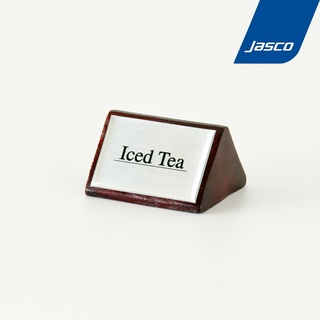 ป้ายน้ำชา ตั้งโต๊ะแบบไม้	Iced Tea sign