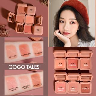 GOGO TALES Gogotales gogotales บลัชออน สีนู้ดธรรมชาติ ราคาถูก สําหรับนักเรียน ปาร์ตี้