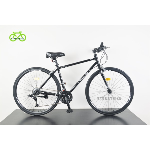 จักรยานไฮบริด 700C wci Urban City Black