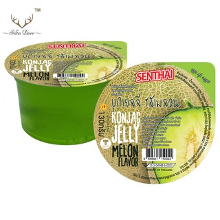 SENTHAI คลีน เยลลี่บุก รสเมล่อน 130g x 6 (FJ0008-1) พร้อมทาน Konjac jelly melon flavor เพื่อสุขภาพ คุมน้ำหนัก ของว่าง