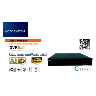 HIP CMX8208 เครื่องบันทึกภาพกล้องวงจรปิด Analog(DVR) 8 ช่อง แทนด้วย CMR6808