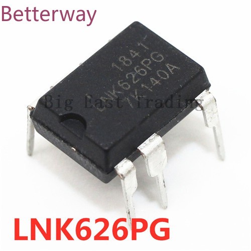 10PCS LNK626PG DIP7 LNK626 DIP LNK626P DIP7 626PPG รับประกันคุณภาพดีกว่าใหม่