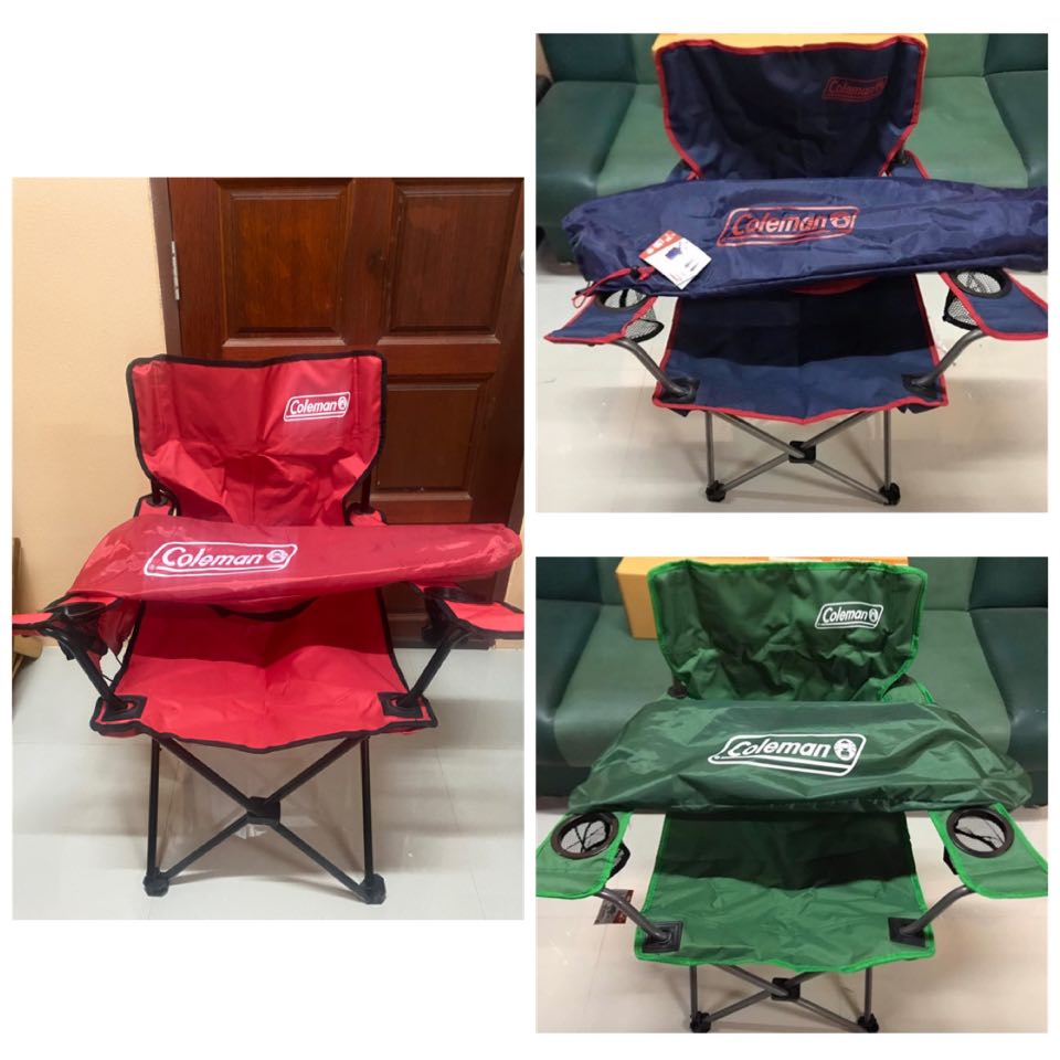 Coleman เก้าอี้สนามพับได้ พร้อมถุงใส่ รับน้ำหนักได้80-100โล ของแท้ Japan มีสินค้าพร้อมส่ง